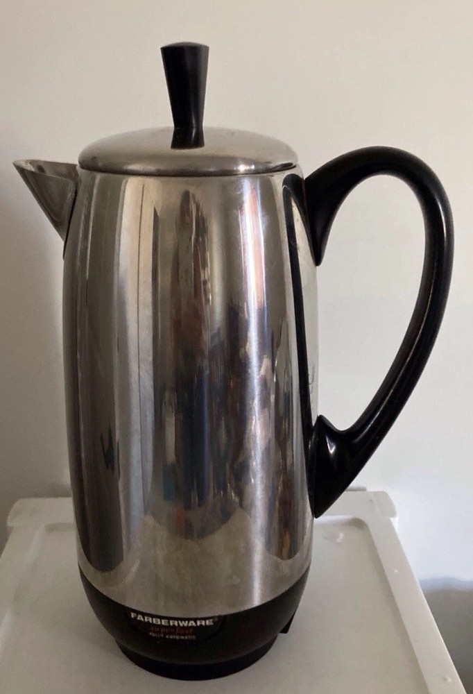 Farberware Superfast  Automatic 12 Cup Percolator Coffee Pot Model 142B Tested