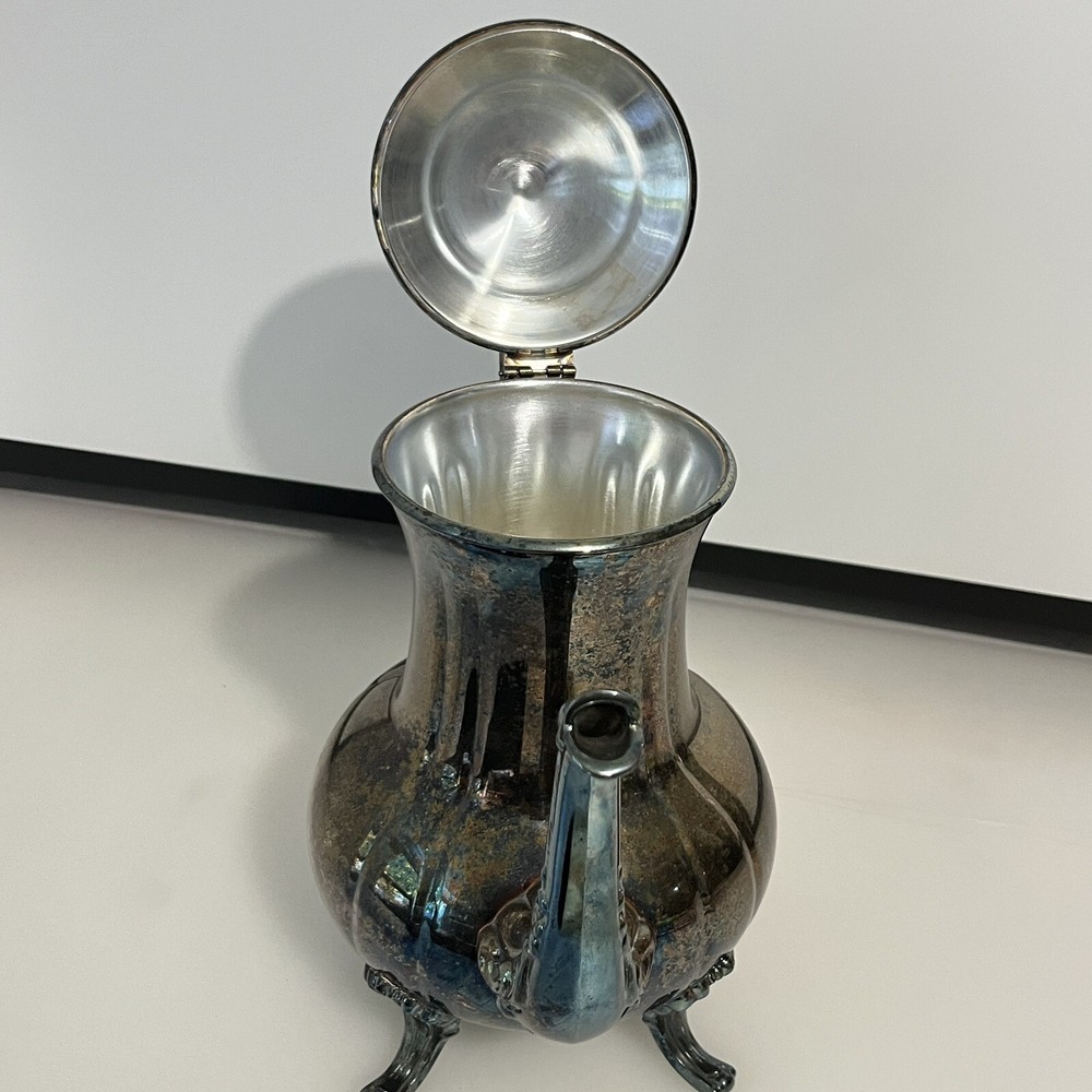 towle silverplated Tea Pot Single 11" tall silver