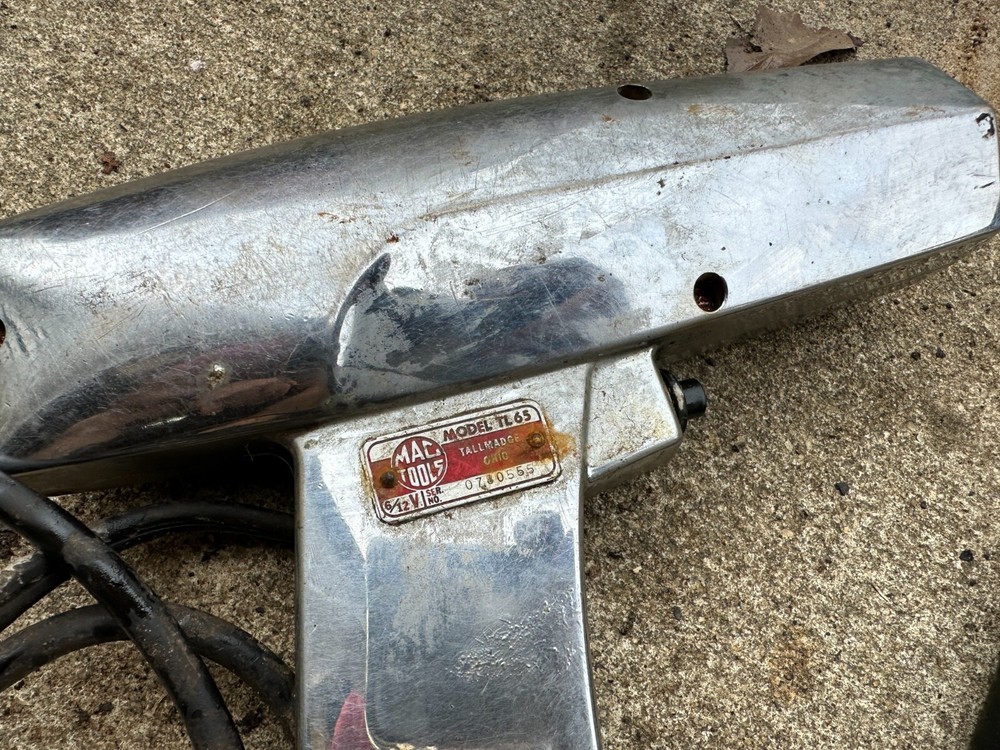 Vintage Mac Tools Chrome Ignition Timing Light Model TL 65