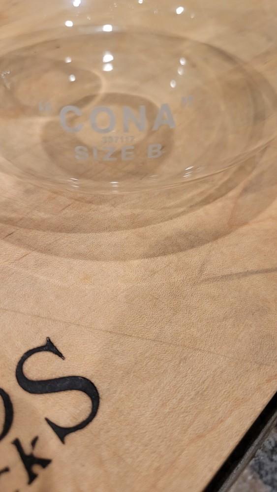 CONA Size B Replacement spare part Glass Coffee maker lower part