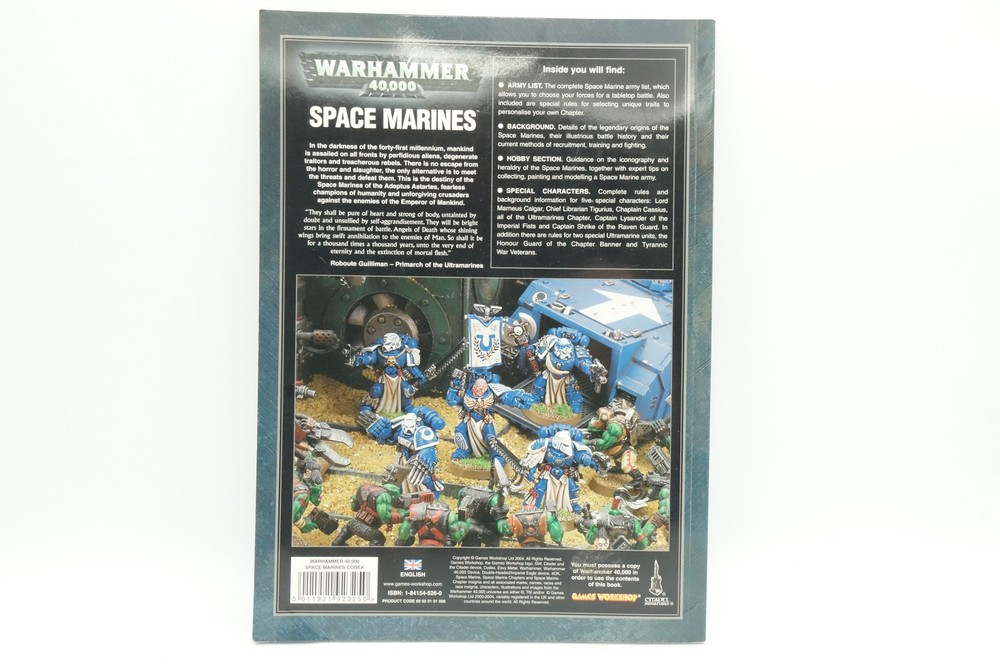 Space Marines Codex 4th Edition [x1] [Warhammer 40K] Fair
