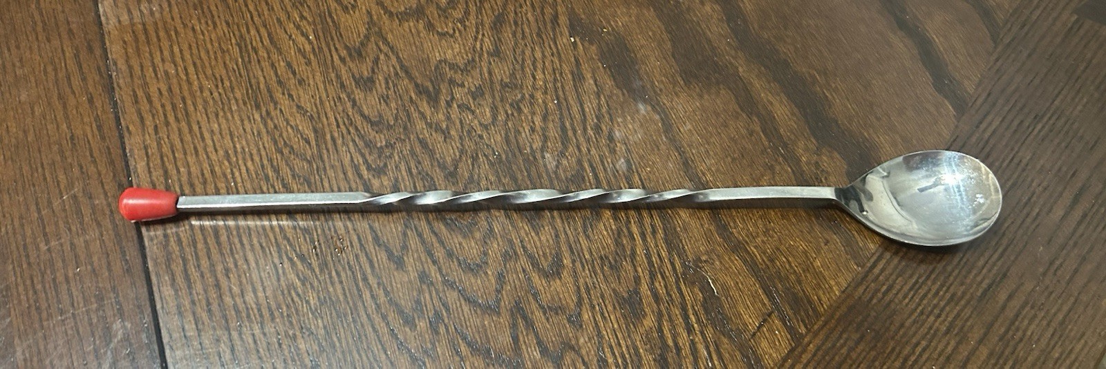 11.5 in Stainless American Metalcraft Bar Spoon Twisted Handle Cocktail Stirrer.