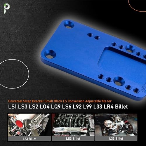 Ls Swap Motor Mount Adapter Plates - Universal SBC Vehicle Conversion Bracket