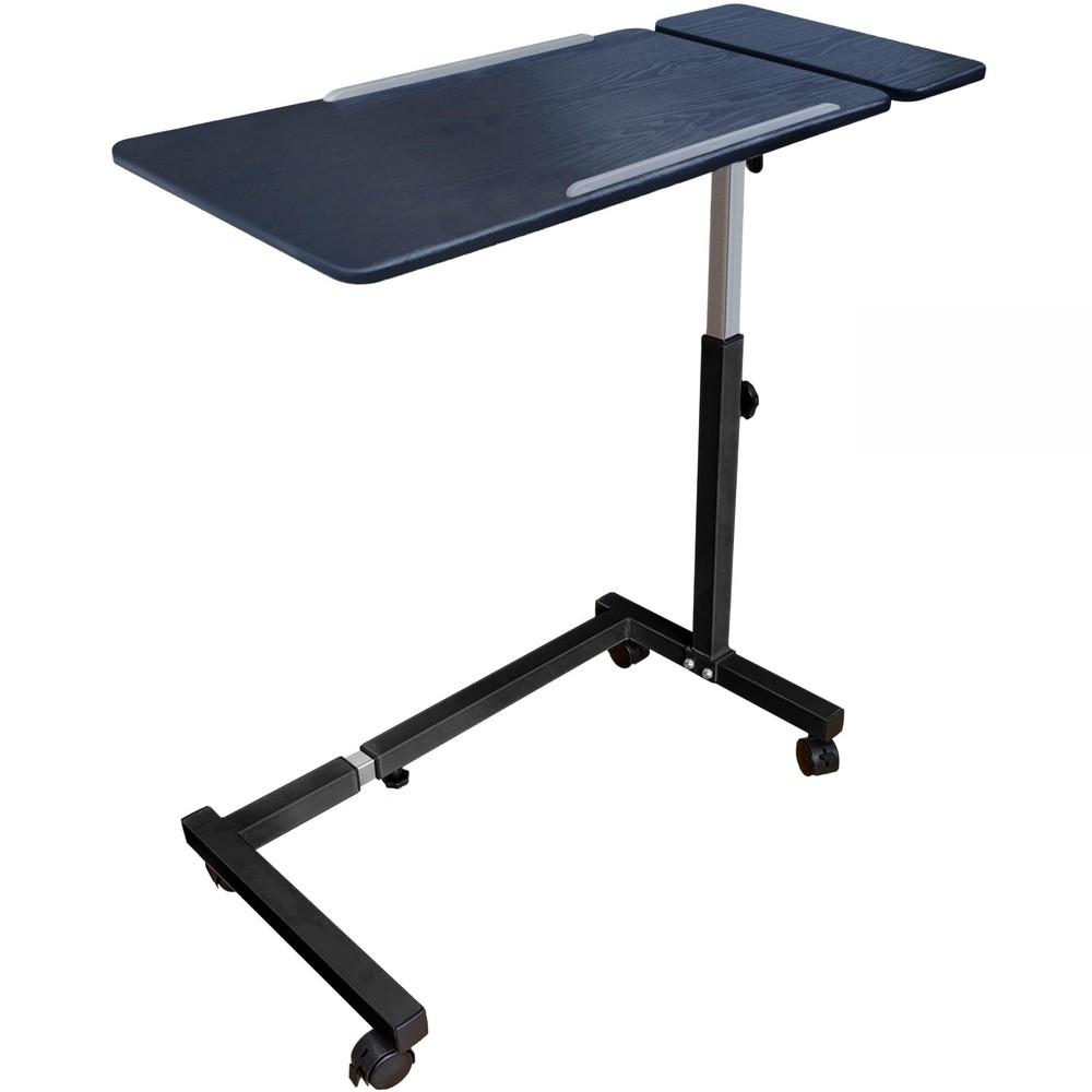 Recliner Table, Over the Bed Table with Wheels, Adjustable Width & Height, wi...