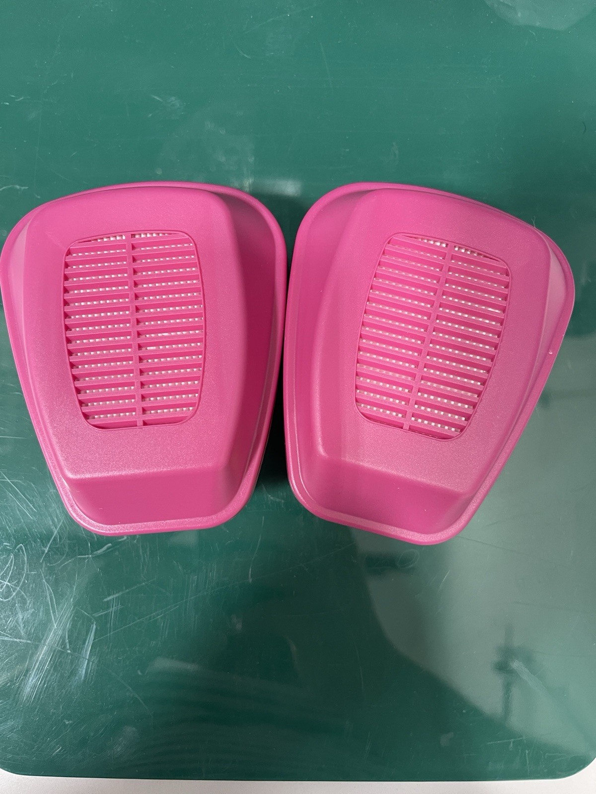 Analog 3M P100 Respirator Cartridge/Filter 60923, 1 Pair, Magenta/Yellow