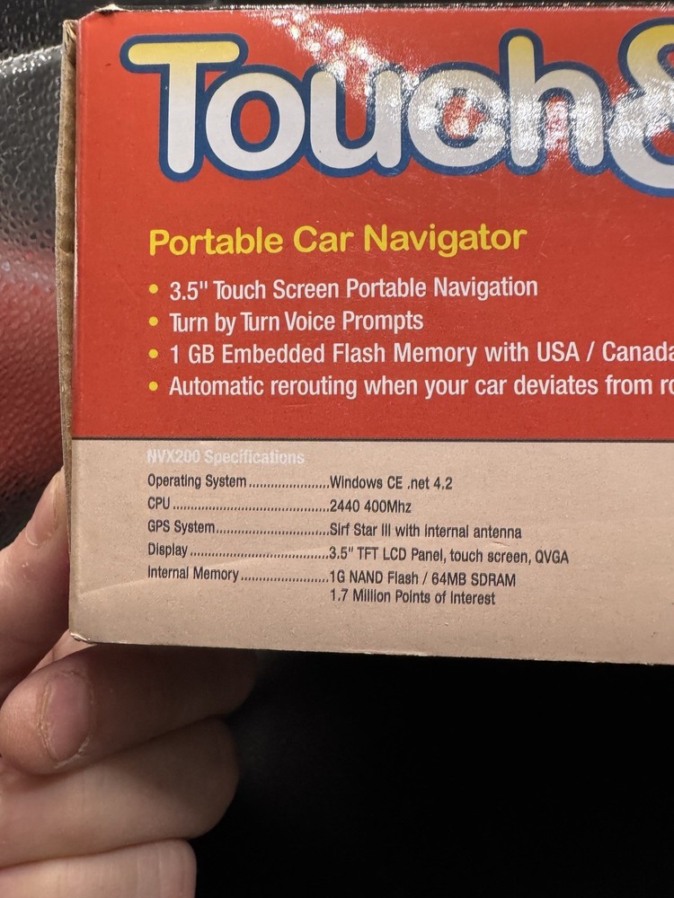 TOUCH&GO NAVIGATEUR AUTOMOBILE PORTABLE