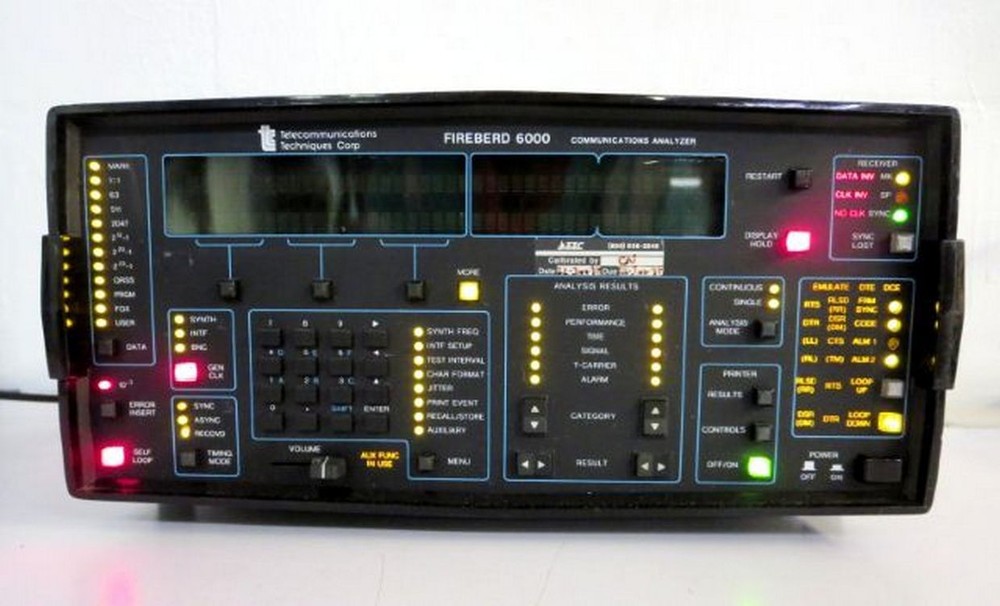 TTC FIREBERD 6000 FIREBERD 6000 COMMUNICATIONS ANALYZER W/OPTIONS 6001; 6002