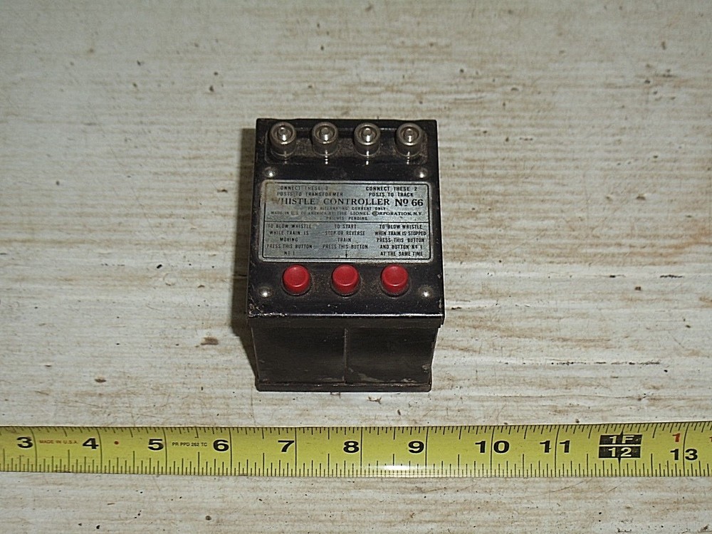 OLD VINTAGE LIONEL TRAIN TRACK WHISTLE CONTROLLER # 66
