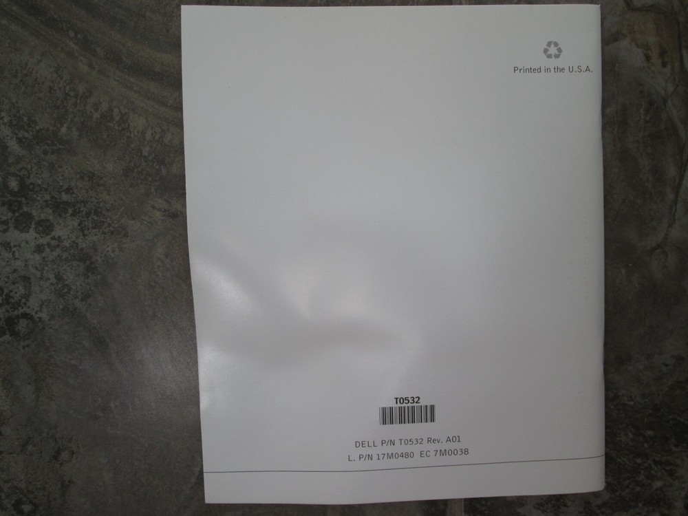 Owner's Manual DELL A920 Personal All-In-One Printer Quick Start User Guide EUC!