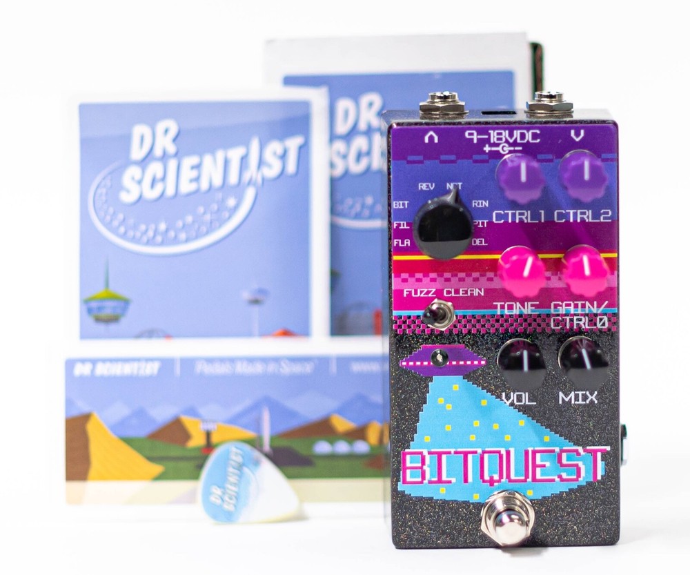 Dr Scientist - BitQuest - Multi-Effect Effect Pedal - New