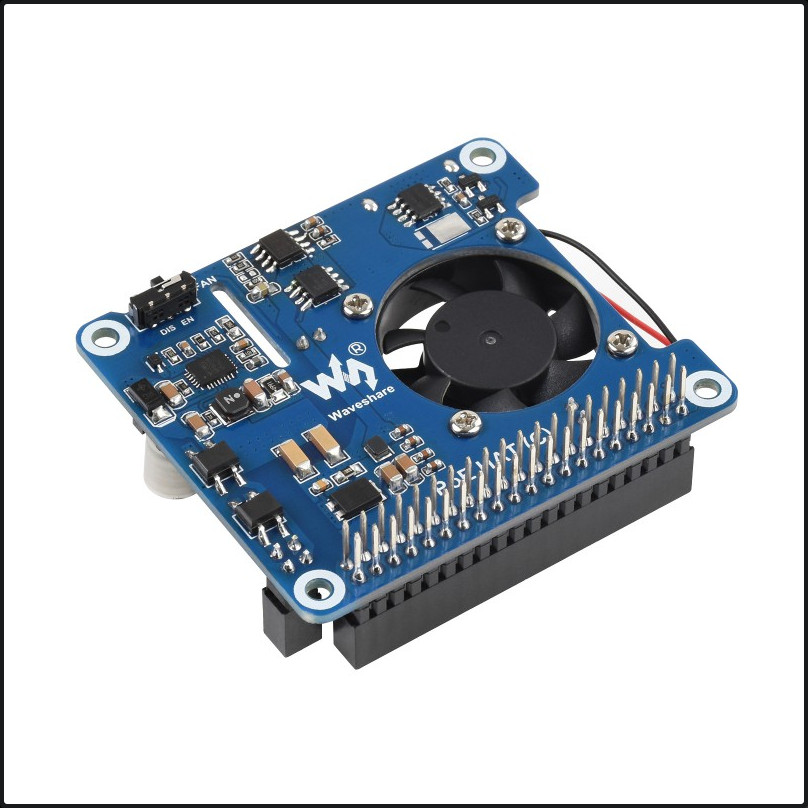 Waveshare Power over Ethernet HAT C for Raspberry Pi 3B+/4B 802.3af/at-compliant