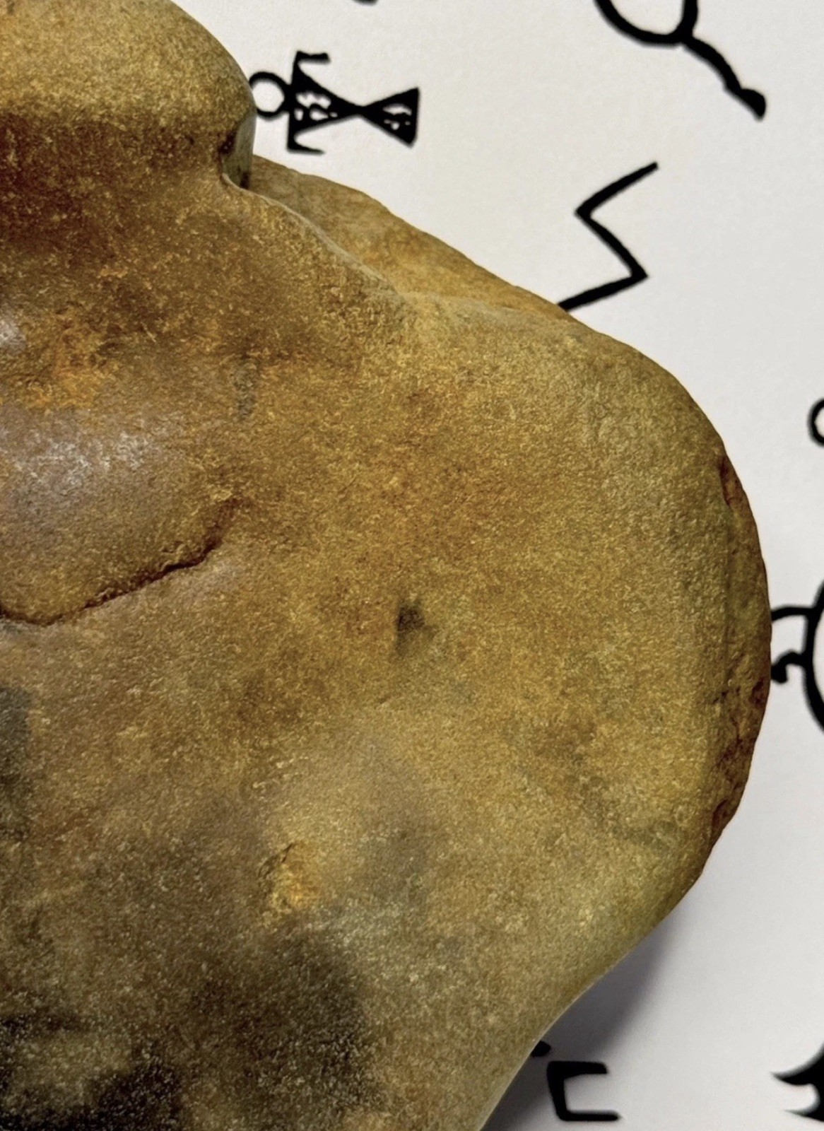 Native American Indian Authentic Artifact Stone Carved Effigy, 1 lb 3 oz • VA