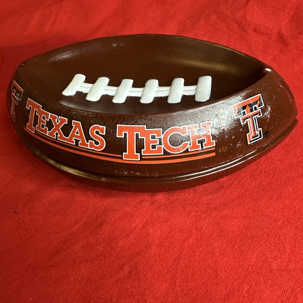 Texas Tech Bathroom Set Toothbrush & Soap Holders