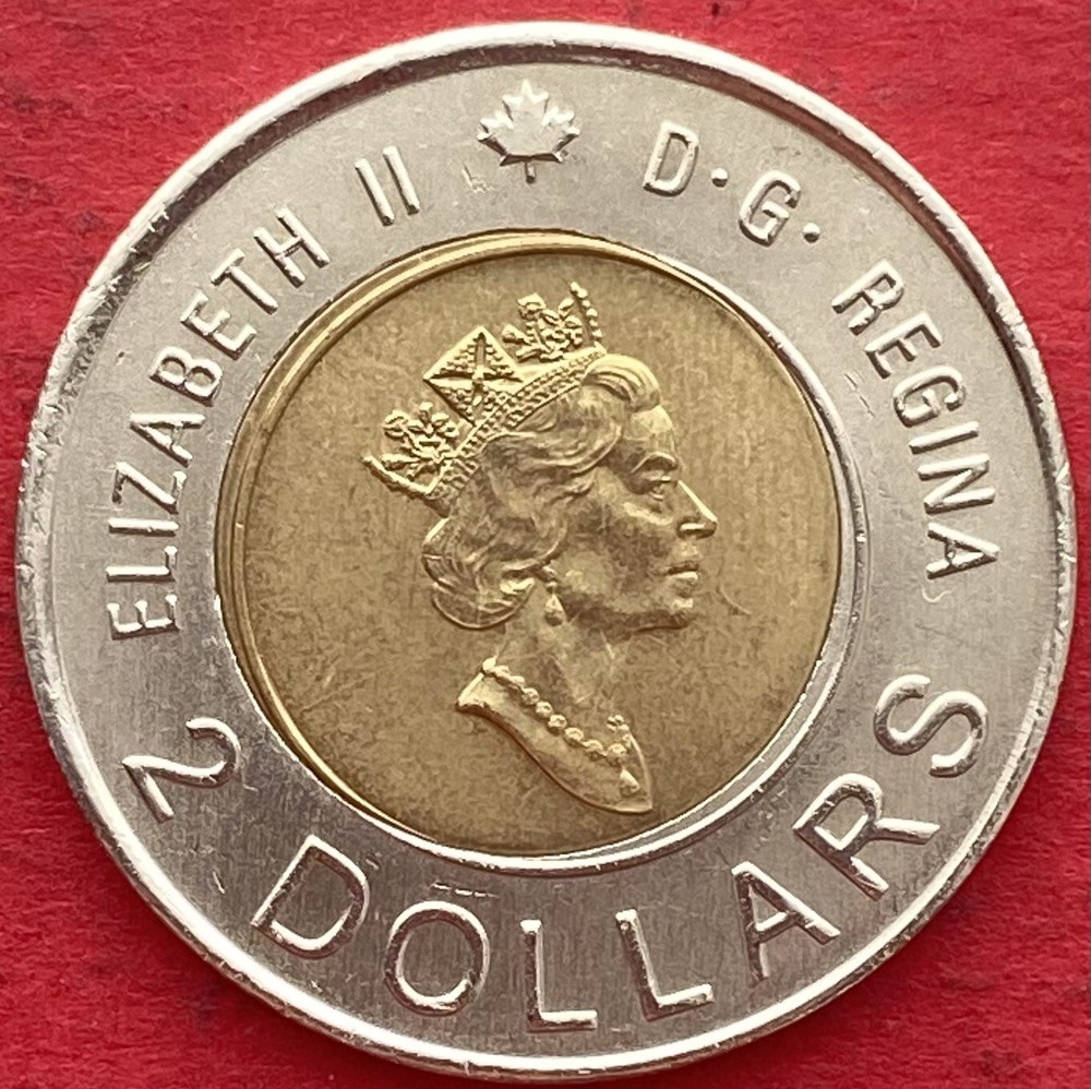 2000 Canada 2$ Knowledge - Off Center Error - Lot#9452