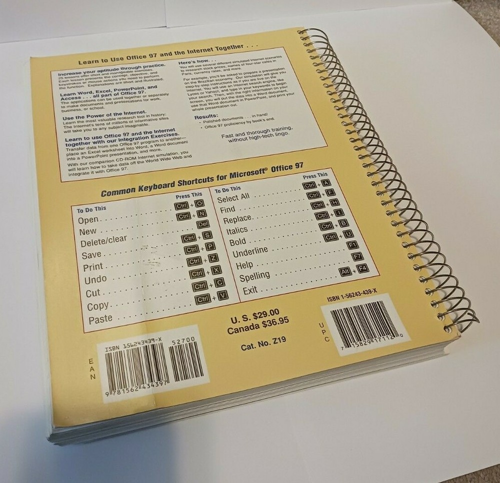 DDC Learning Microsoft Office 97 - Manual & CD