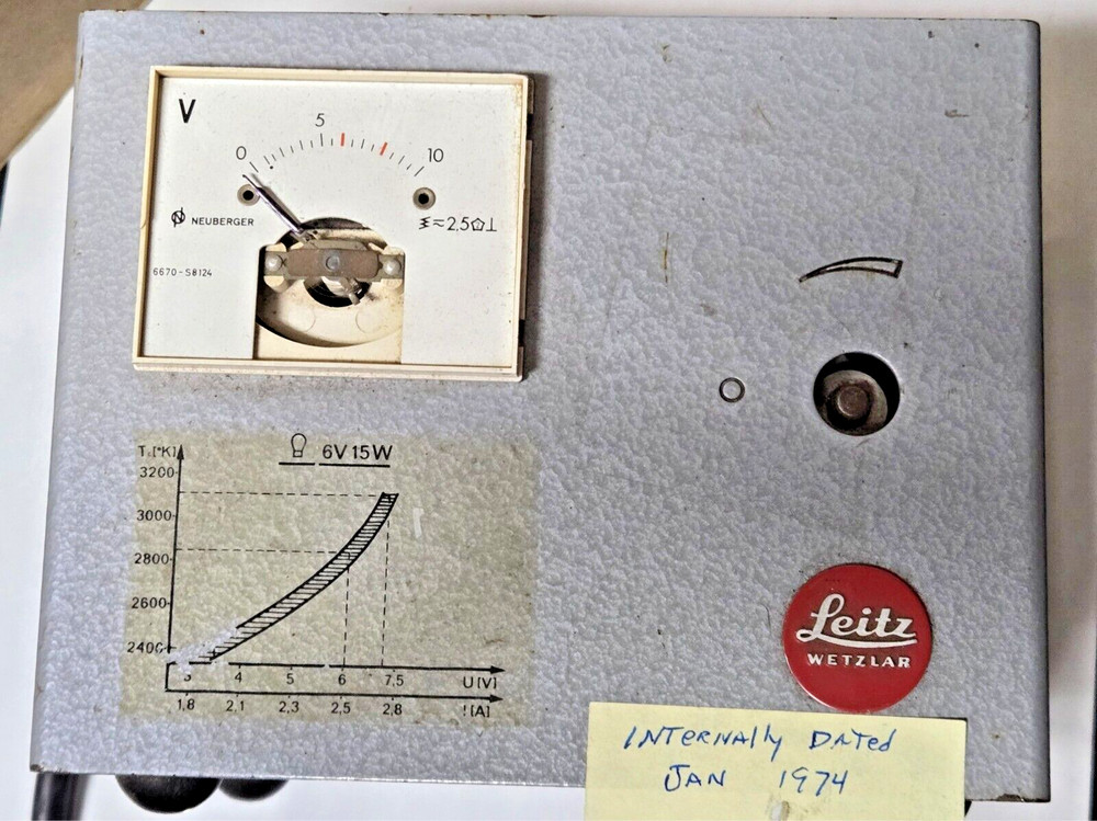 Leitz Wetzlar Microscope Transformer 301-211.001 Power Supply Module Unit TESTED