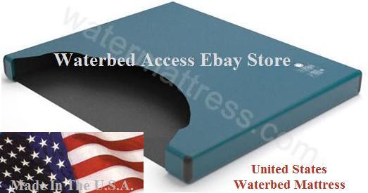 Full Size SOFTSIDE WATERBED MATTRESS w/ Bamboo Cover, Free Flow and Heater