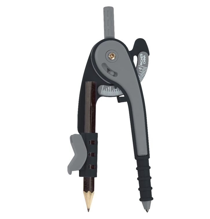 3 - Office Depot 605-015 Student Compass 12"