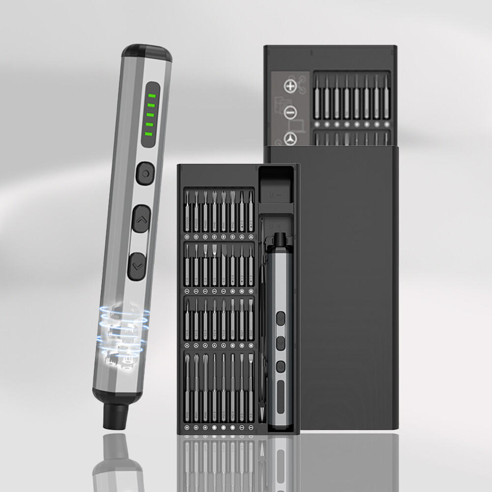 Cordless Screwdriver  68-in-1 Set Mini Electric Screwdriver for Precision Work