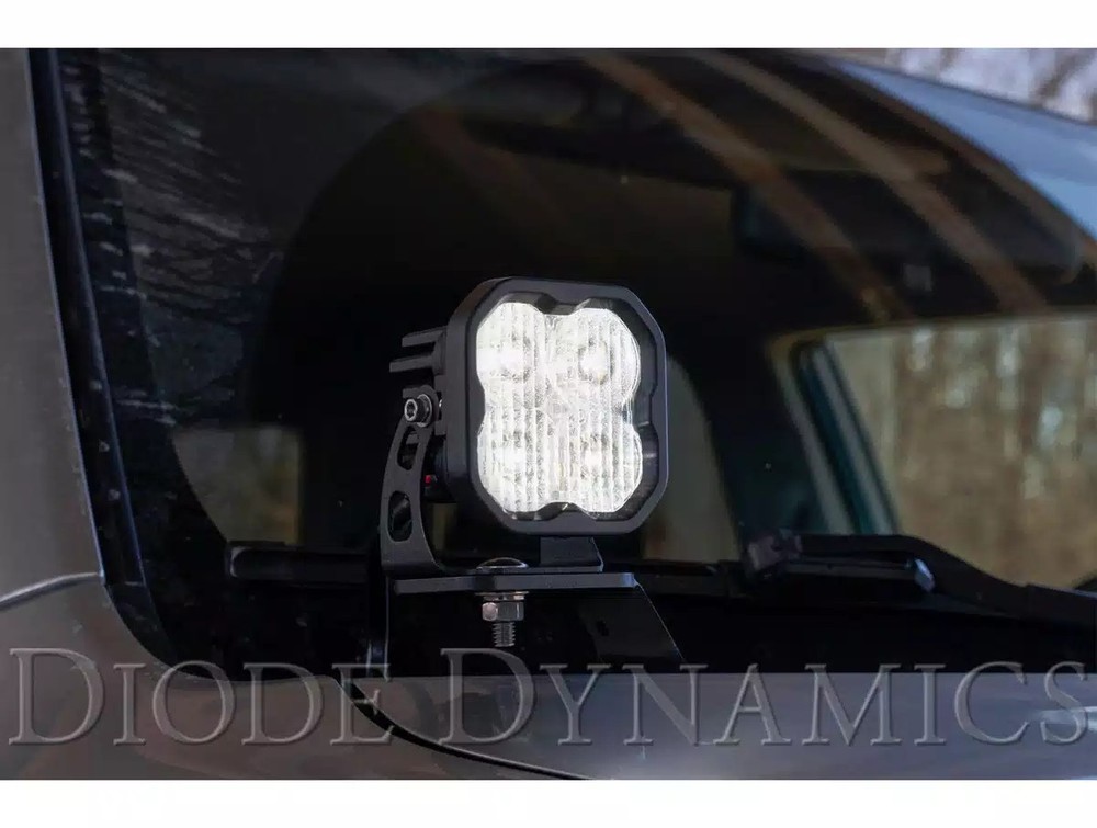 Diode Dynamics 3" White Pro LED Pod one Driving with Amber Backlight