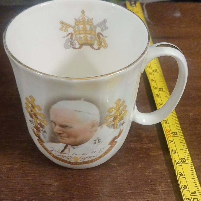 Pope John Paul 2nd 1984 Tea Cup