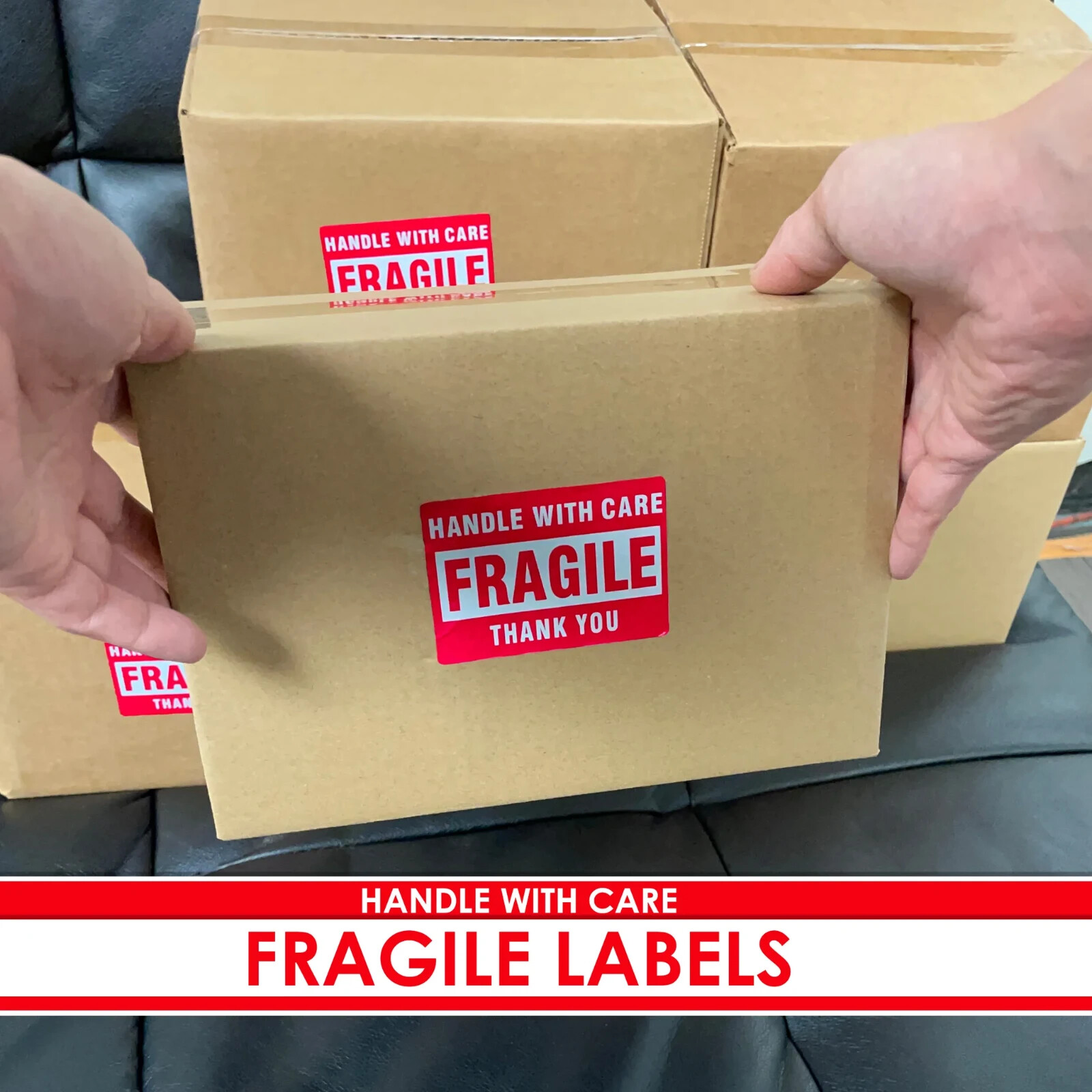 Fragile Stickers 1 Roll 500 2x3 Fragile Label Sticker Handle With Care Mailing