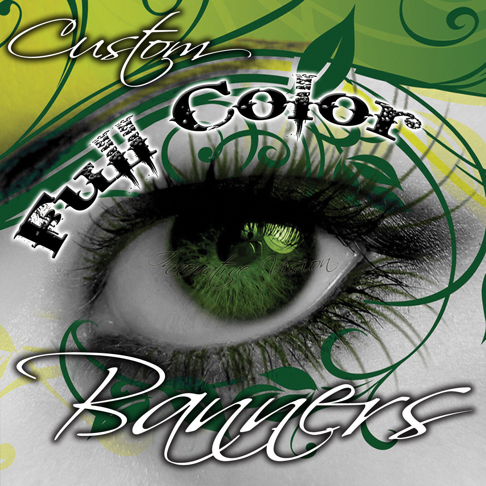 3' x 12' Full Color Custom Banner 13oz Vinyl - Same Day Shipping