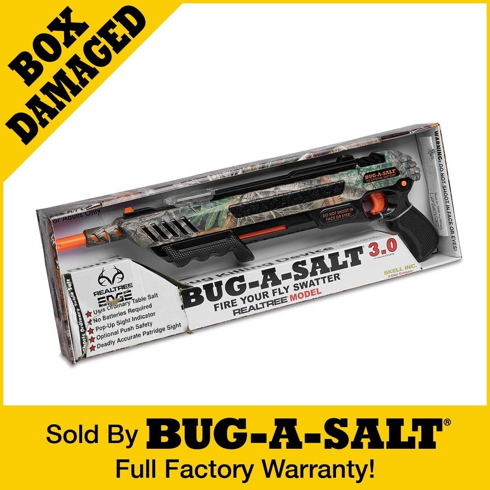 Damaged Box BUG-A-SALT Realtree Camo 3.0
