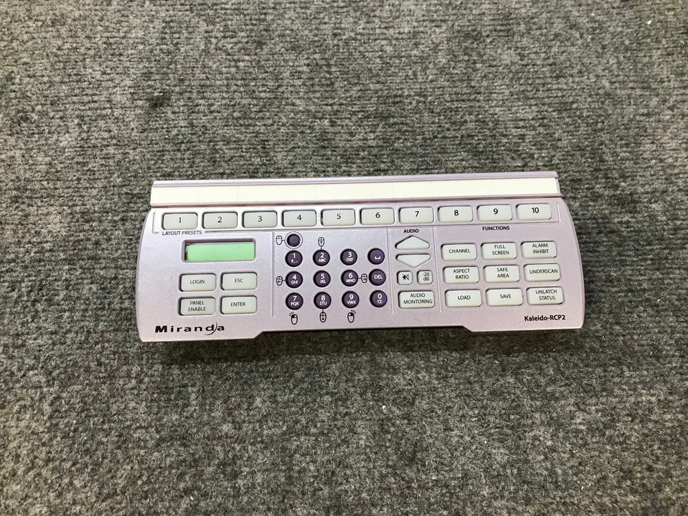 Miranda Technologies INC KALEIDO-RCP2 Control Panel