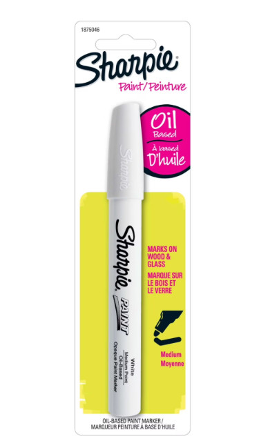 Sharpie Oil-Based Medium Point White Paint Marker, 1 Each