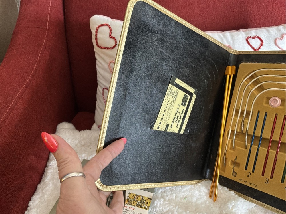 Vintage Sears, Knitting Needle Kit.