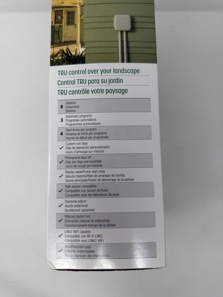 Rain Bird TRU8O Program Based Indoor/Outdoor Irrigation Sprinkler Controller