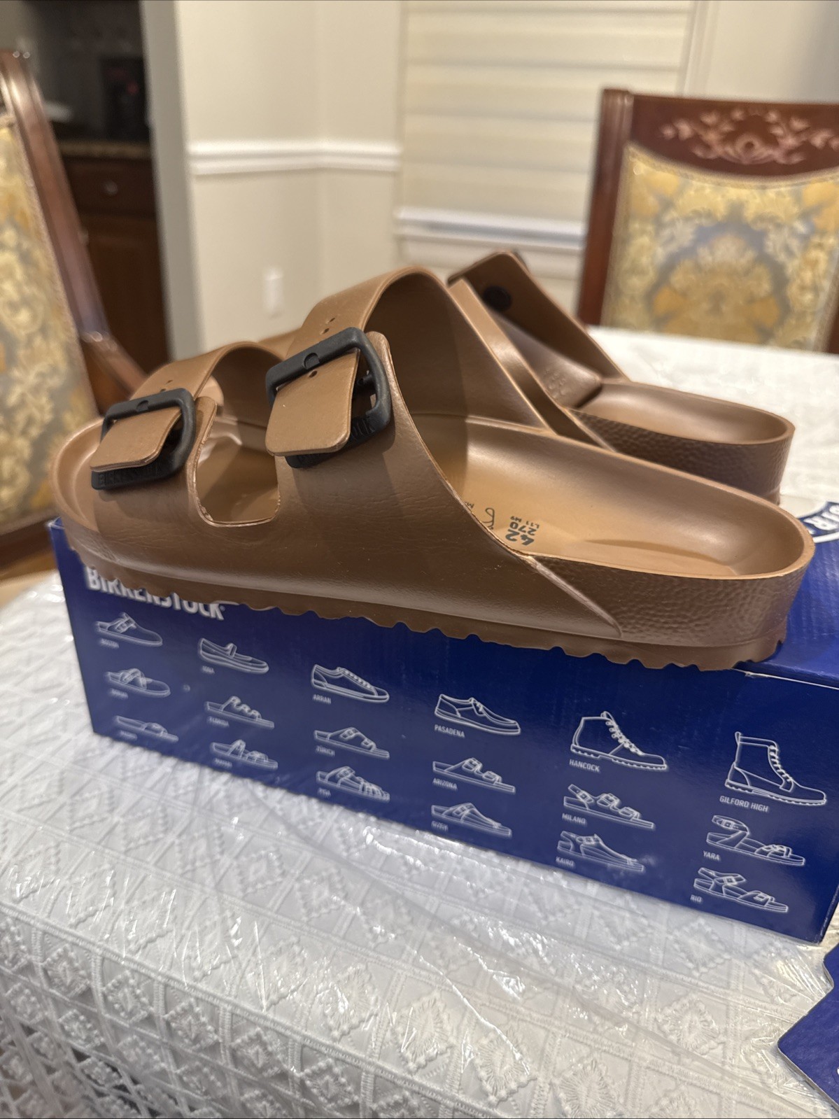 Birkenstock Arizona EVA Copper 42 Normal Fit 11w/ 9m