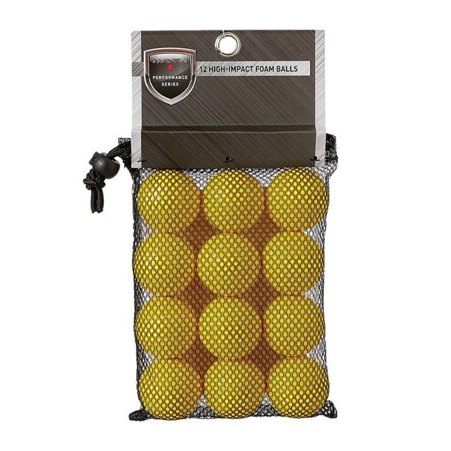 Maxfli Performance Series High-Impact Foam Practice Balls 12-Pack