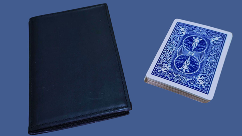 Mini Bombshell Wallet (Black Smooth) by CAHYO