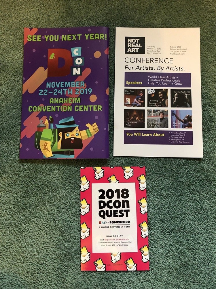 Designer Con 2018 Program Etc