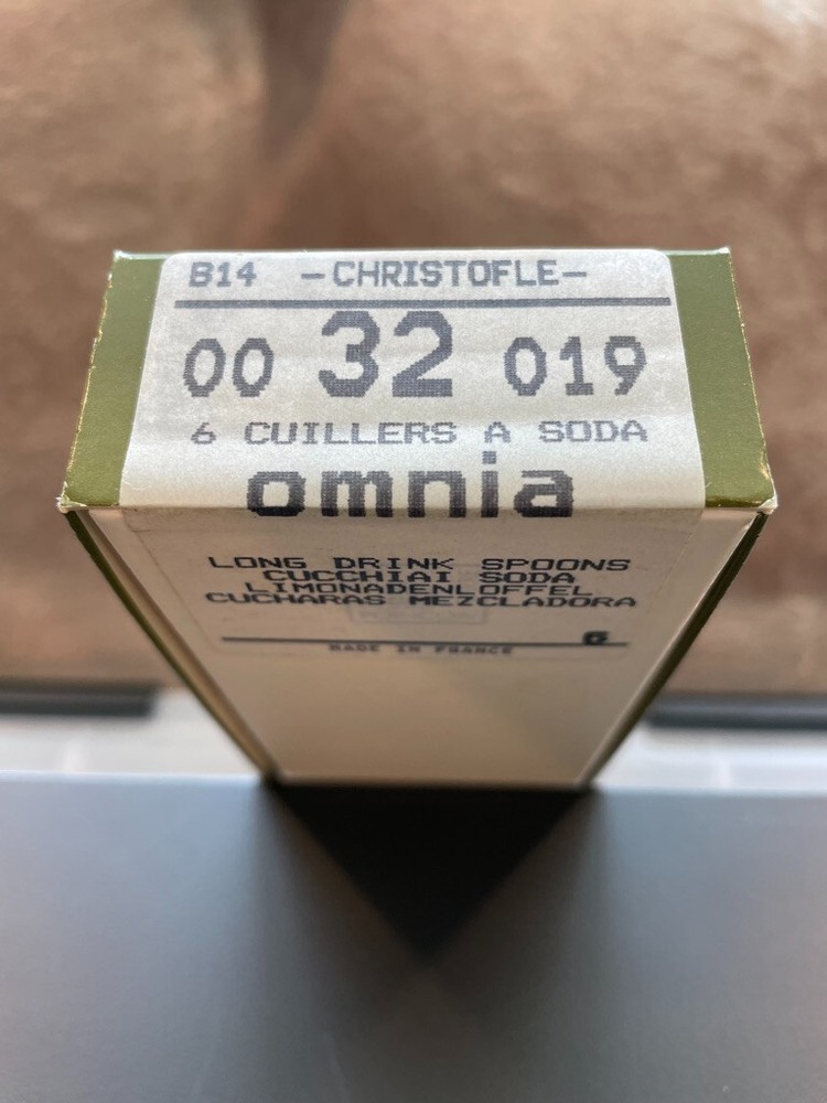 Christofle Long Drink Spoons, Set/6, Silverplate