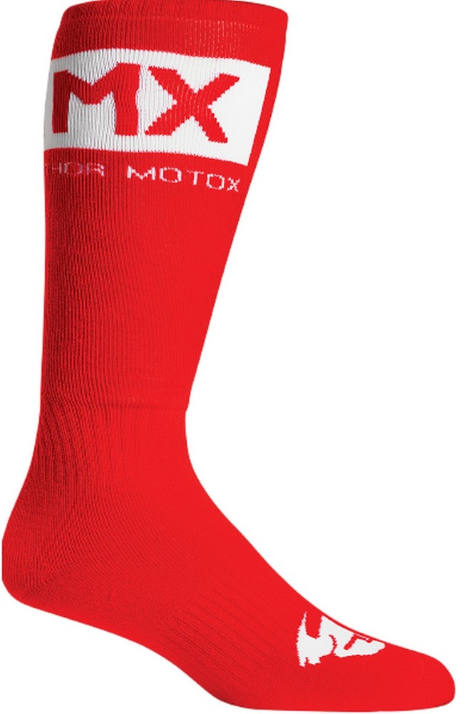 Thor Solid MX Youth Socks Red/White 1-6 USA