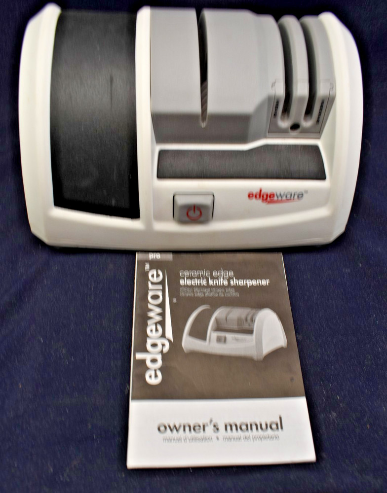 Edgeware 50141 Ceramic Edge Knife Sharpener Gourmet Chef  Electric Sharpener