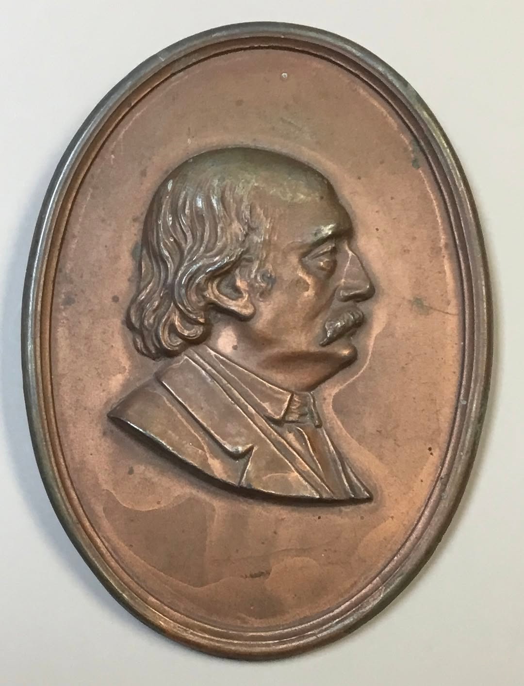 BENJAMIN BUTLER IRON PLAQUE Greenback-Labor Party 1884 Presidential nominee