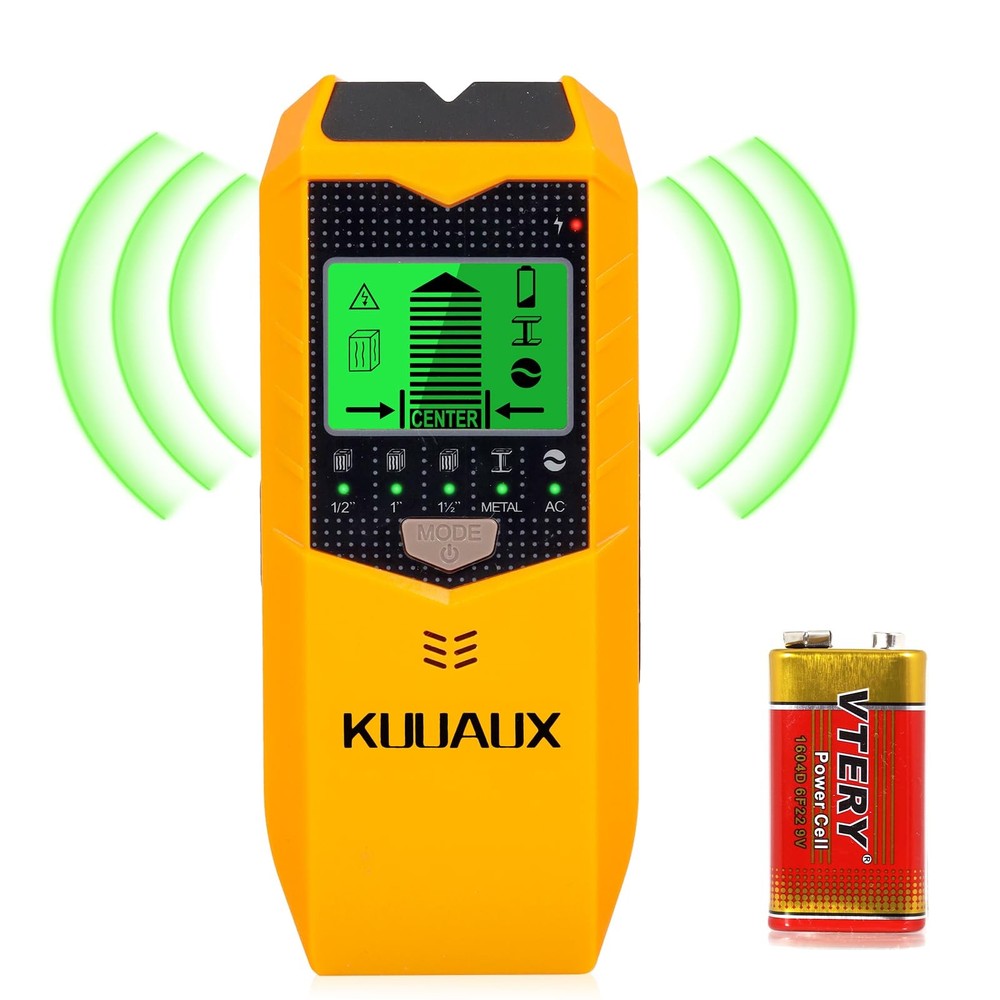 Stud Finder Wall Scanner, 5 in 1 Detector with Smart Microprocessor Chip and HD