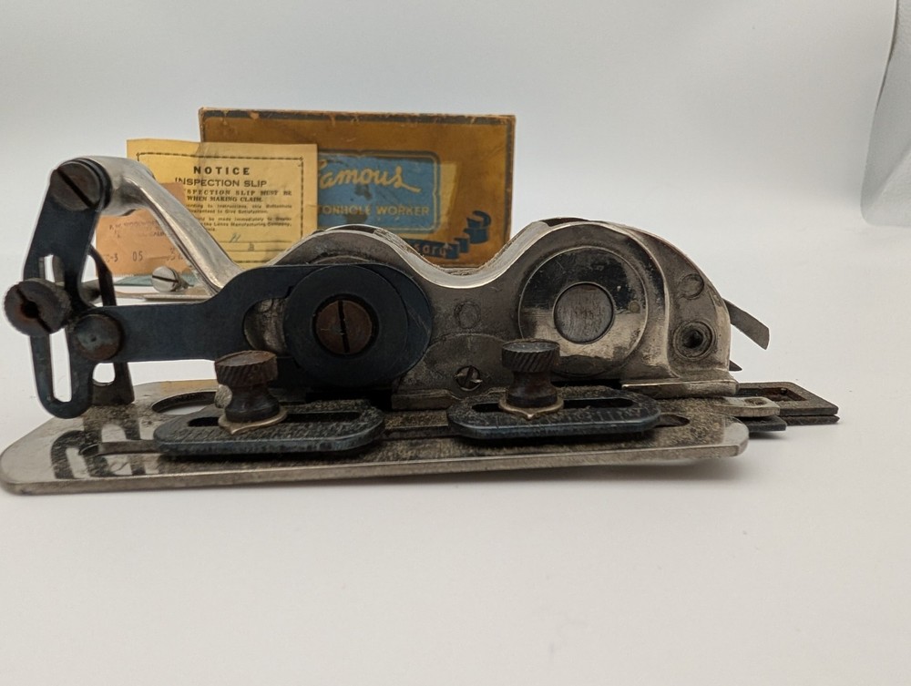 Vintage Famous Buttonhole Worker Machine Attachment - ?Model C? - Singer Machine