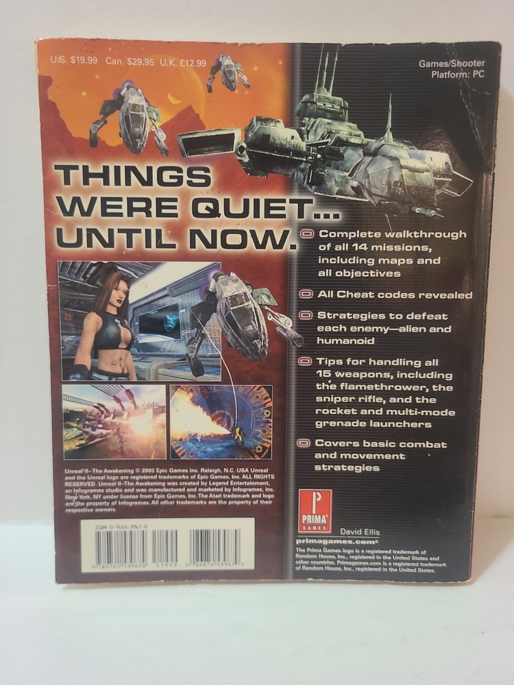 Unreal 2 The Awakening Prima Strategy Guide