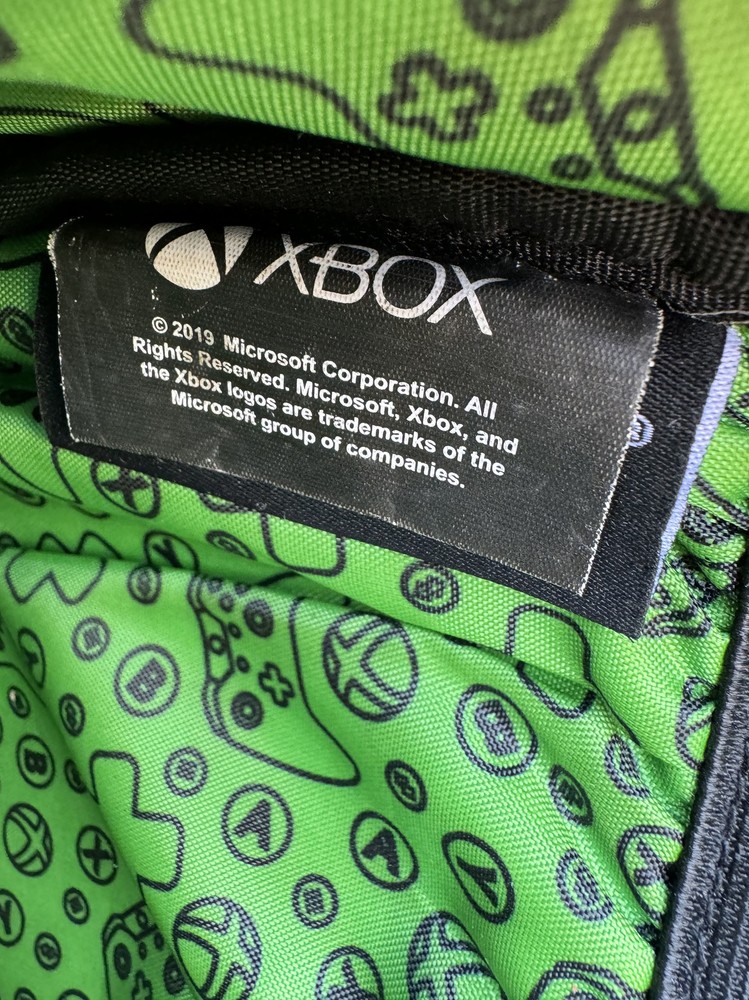 Bioworld 2019 Microsoft Xbox Backpack Black Green