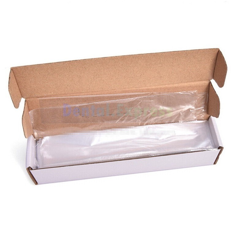 500pcs Disposable Dental Pastic Sleeve For X-Ray Sensor Protective Film Cover