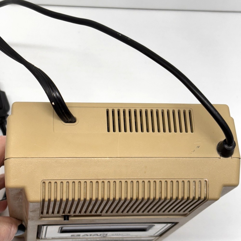 1980s Atari 410 Cassette Program Recorder & Shamus Atari Cassette Game- Untested