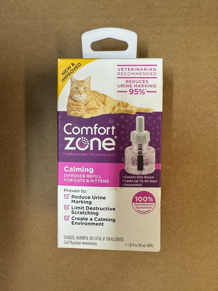 Comfort Zone Cat Calming Diffuser Refill, Single Refill 2127