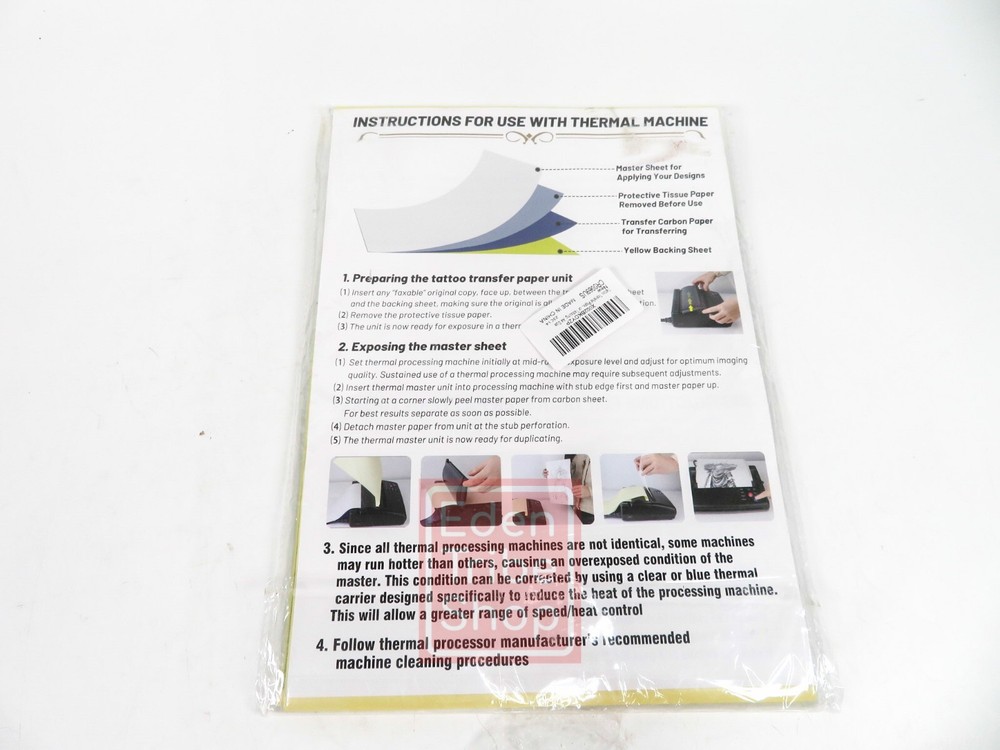 Thermal Tattoo Transfer Machine Stencil Printer Black Model 116F Studio