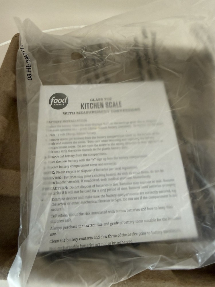 Food Network 11 Pound Digital Conversion Kitchen Scale New
