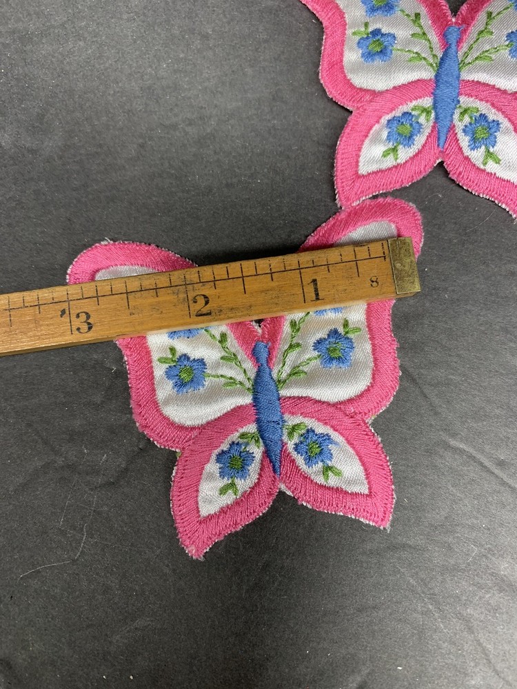 Vintage Pink Butterfly Patch
